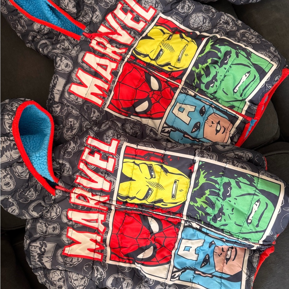 Marvel Heroes Kids' Jacket - Red, Yellow, Blue, Green